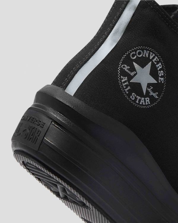 Zapatillas Altas Converse Chuck Taylor All Star Move Festival Plataforma Negras | CV-176WXB