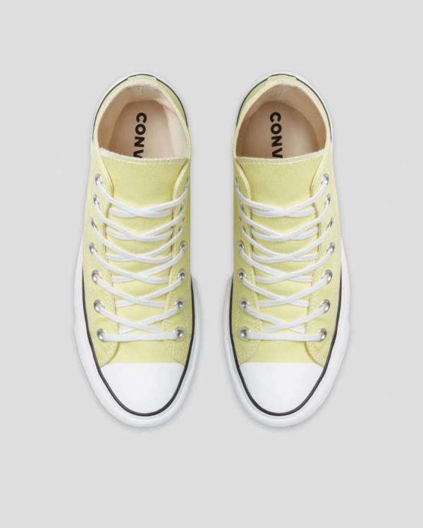 Zapatillas Altas Converse Chuck Taylor All Star Lift Seasonal Colour Amarillo | CV-179AYO