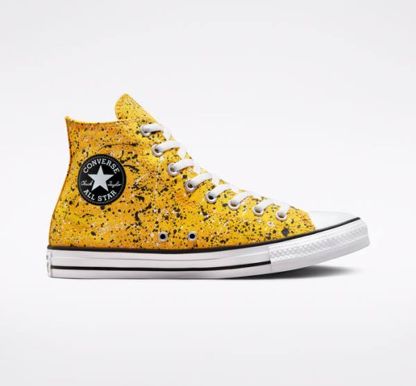 Zapatillas Altas Converse Chuck Taylor All Star Archive Paint Splatter Blancas | CV-185HKO