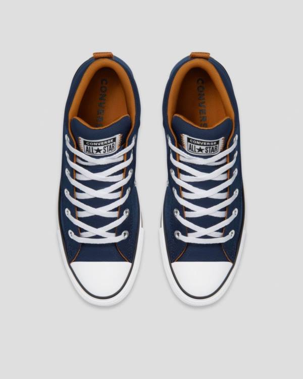 Zapatillas Altas Converse Chuck Taylor All Star Calle Azules | CV-204WLP