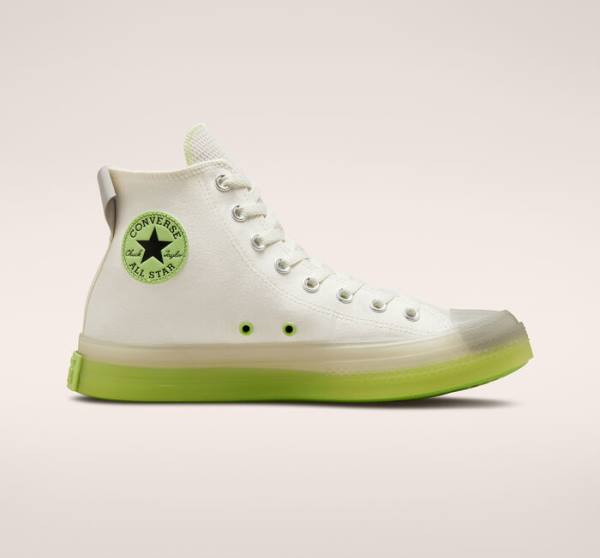 Zapatillas Altas Converse Chuck Taylor All Star CX Crafted Stripes Verde Claro | CV-214BWN