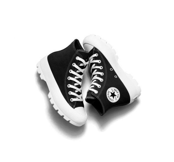 Zapatillas Altas Converse Chuck Taylor All Star Lugged Negras Blancas | CV-217ZFG