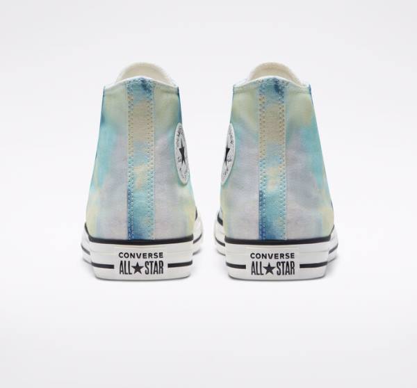 Zapatillas Altas Converse Chuck Taylor All Star Tie-Dye Multicolor Negras | CV-241JKH