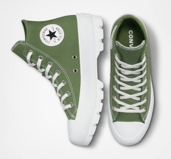 Zapatillas Altas Converse Chuck Taylor All Star Lugged Seasonal Color Blancas Negras | CV-265IDN