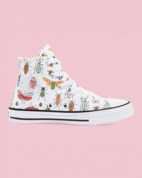 Zapatillas Altas Converse Chuck Taylor All Star Glow Bug Blancas | CV-275BJE