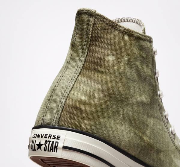 Zapatillas Altas Converse Chuck Taylor All Star Washed Lona Verde Menta | CV-275MOI