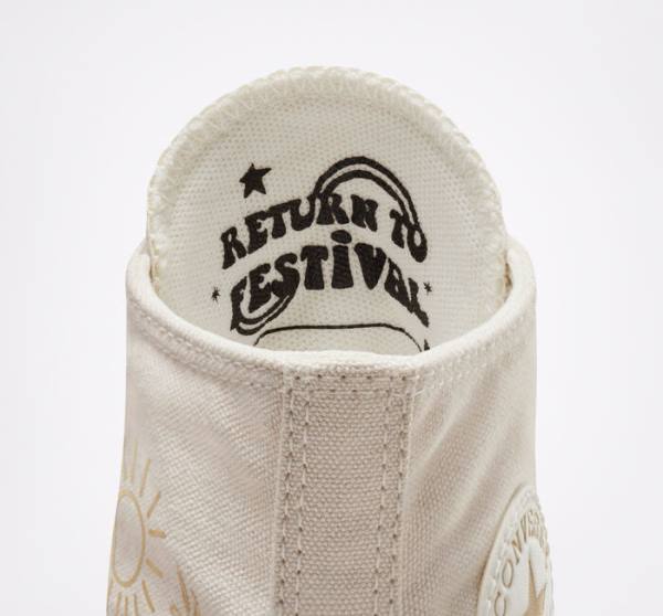 Zapatillas Altas Converse Chuck Taylor All Star Lift Plataforma Golden Elements Marrones Doradas Claro | CV-284AYO