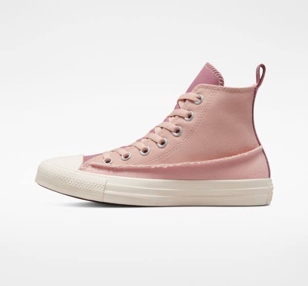 Zapatillas Altas Converse Chuck Taylor All Star Crafted Lona Rosas Rosas Rosas | CV-326GHK