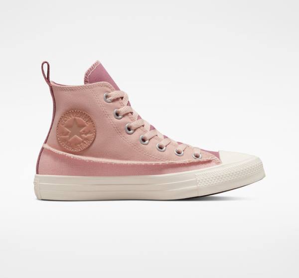 Zapatillas Altas Converse Chuck Taylor All Star Crafted Lona Rosas Rosas Rosas | CV-326GHK