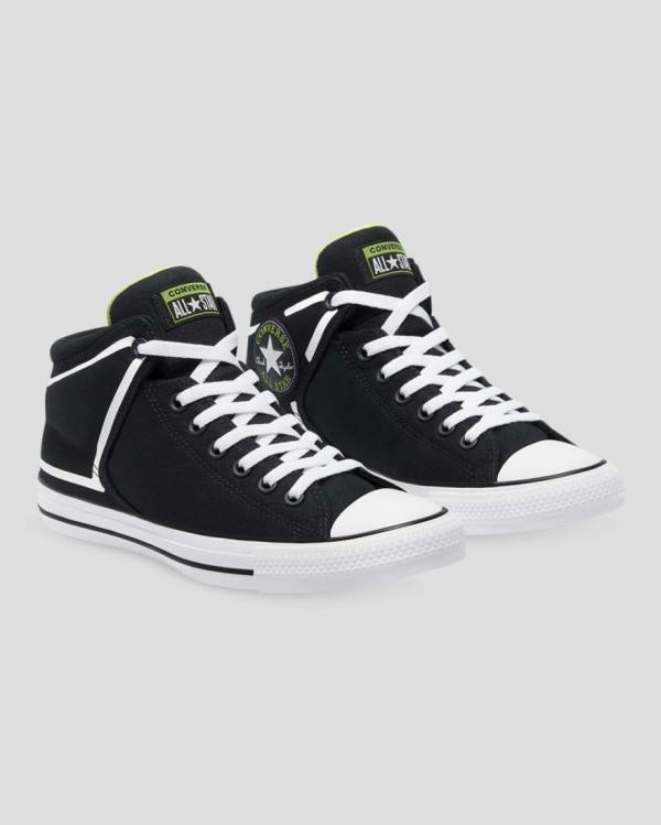 Zapatillas Altas Converse Chuck Taylor All Star High Calle Dramatic Nights Negras | CV-341JOT