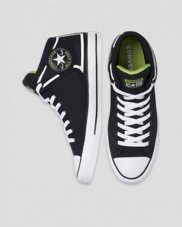 Zapatillas Altas Converse Chuck Taylor All Star High Calle Dramatic Nights Negras | CV-341JOT