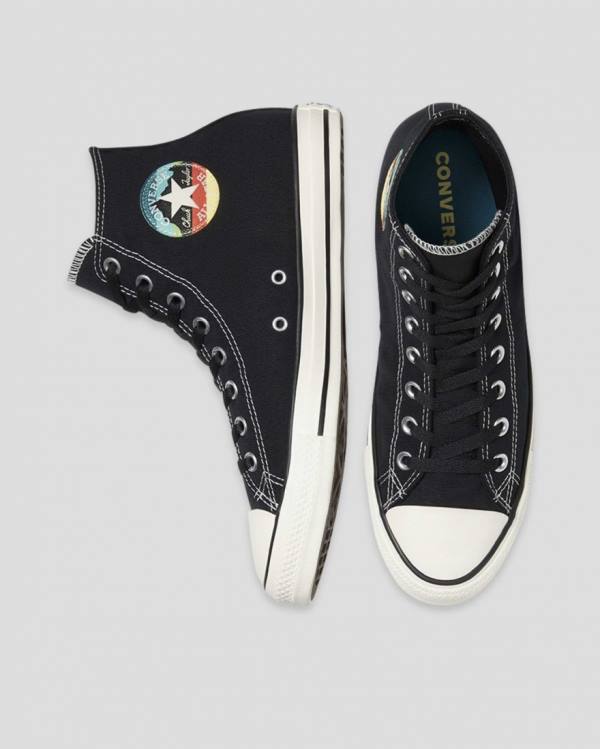 Zapatillas Altas Converse Chuck Taylor All Star National Parks Patch Negras | CV-345VAS