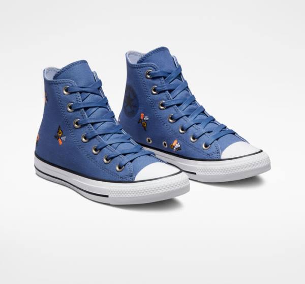 Zapatillas Altas Converse Chuck Taylor All Star We Are Stronger Together Azules Indigo | CV-387VES