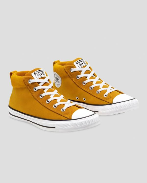 Zapatillas Altas Converse Chuck Taylor All Star Calle Mix And Match Amarillo | CV-452QXT