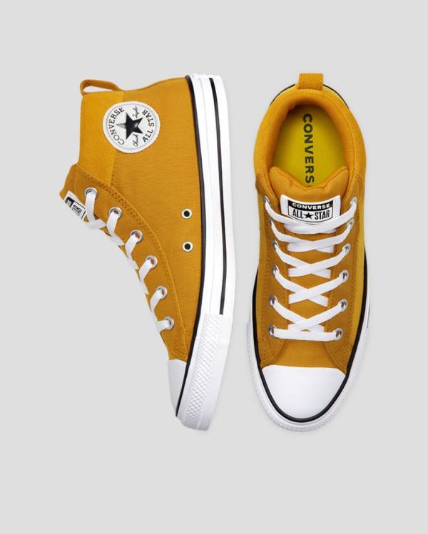 Zapatillas Altas Converse Chuck Taylor All Star Calle Mix And Match Amarillo | CV-452QXT