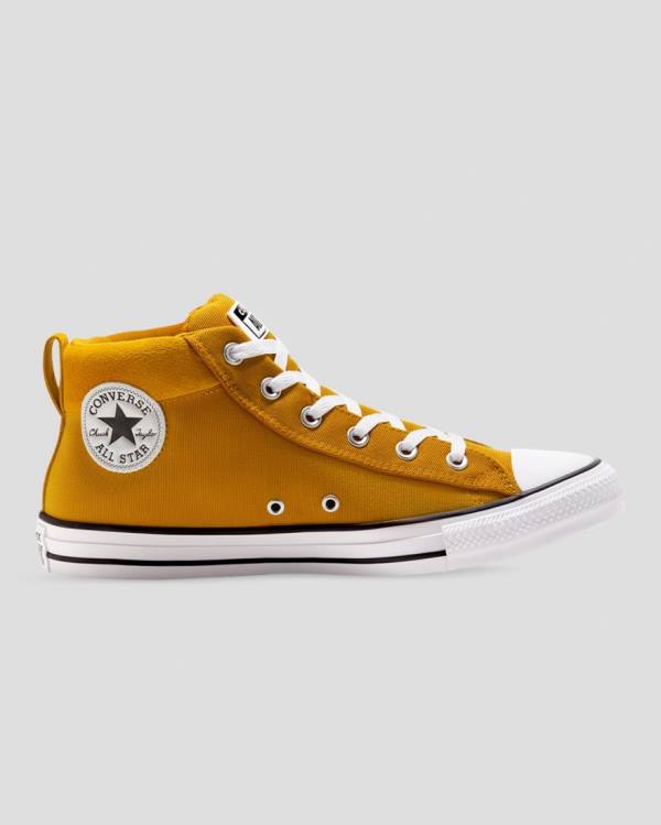 Zapatillas Altas Converse Chuck Taylor All Star Calle Mix And Match Amarillo | CV-452QXT