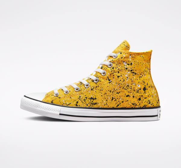 Zapatillas Altas Converse Chuck Taylor All Star Archive Paint Splatter Blancas | CV-460AYW