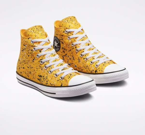 Zapatillas Altas Converse Chuck Taylor All Star Archive Paint Splatter Blancas | CV-460AYW