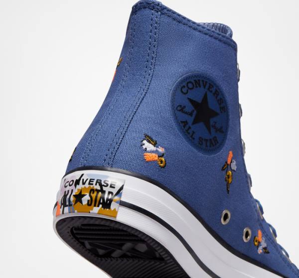 Zapatillas Altas Converse Chuck Taylor All Star We Are Stronger Together Azules Indigo | CV-465LFU