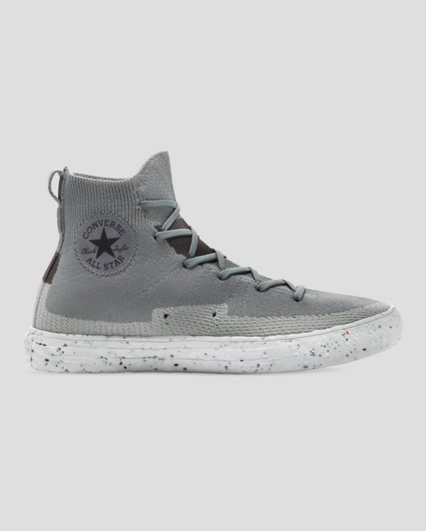 Zapatillas Altas Converse Chuck Taylor All Star Renew Crater Knit Gris | CV-583QRB