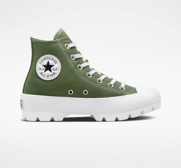 Zapatillas Altas Converse Chuck Taylor All Star Lugged Seasonal Color Blancas Negras | CV-617CRD