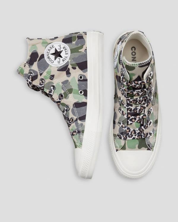 Zapatillas Altas Converse Chuck Taylor Archive Print Camuflaje | CV-692DMQ