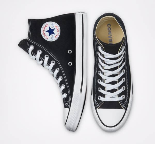 Zapatillas Altas Converse Chuck Taylor All Star Black Negras | CV-701ZUG