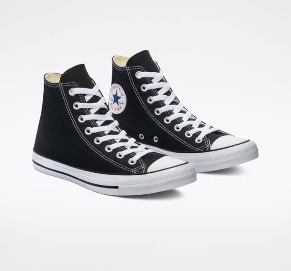 Zapatillas Altas Converse Chuck Taylor All Star Black Negras | CV-701ZUG