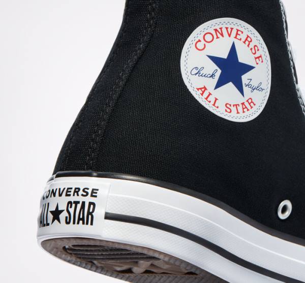 Zapatillas Altas Converse Chuck Taylor All Star Black Negras | CV-701ZUG