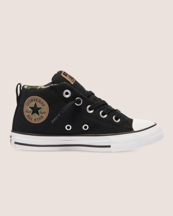 Zapatillas Altas Converse Chuck Taylor All Star Calle Digi Camo Negras | CV-756KBI