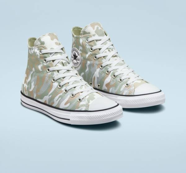 Zapatillas Altas Converse Chuck Taylor All Star Split Panel Camo Marrones | CV-842MHA