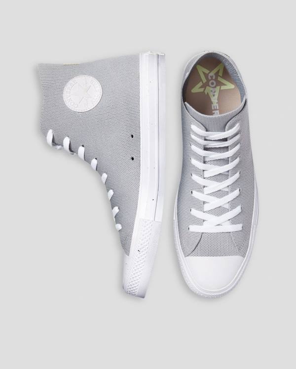 Zapatillas Altas Converse Chuck Taylor All Star Renew Knit Gris | CV-852BCP