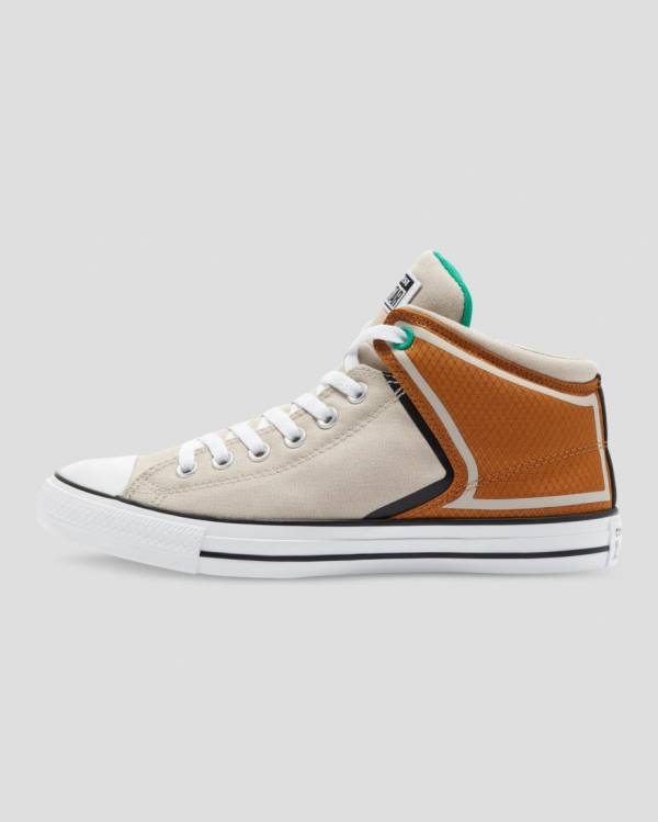 Zapatillas Altas Converse Chuck Taylor All Star High Calle Marrones Beige | CV-862GKJ