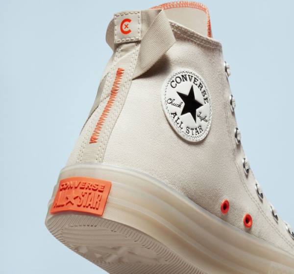 Zapatillas Altas Converse Chuck Taylor All Star CX Stretch Lona Marrones Mango | CV-896WJF