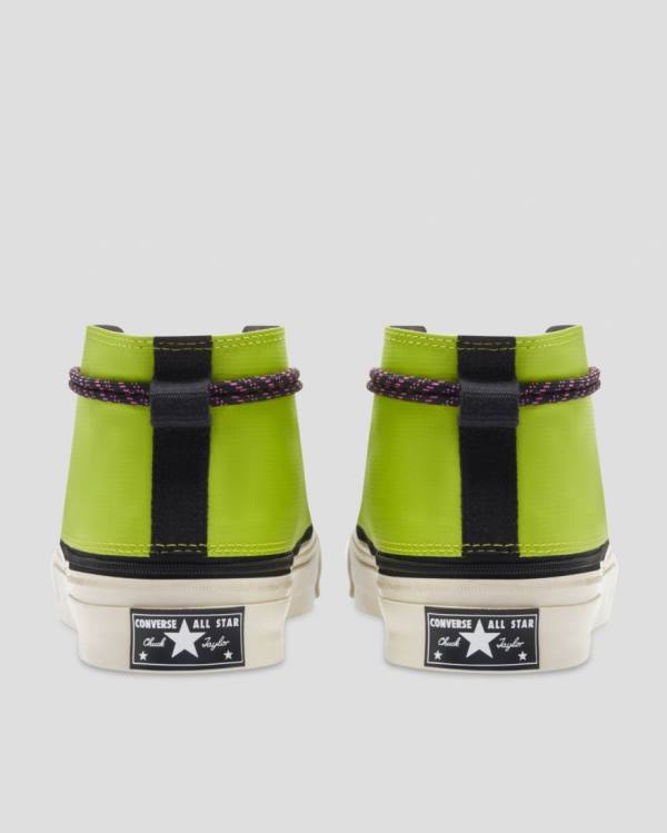 Zapatillas Altas Converse Deck Star Zip Verde | CV-216ZSU