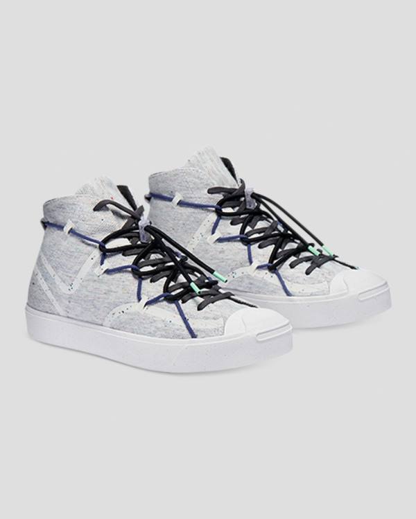 Zapatillas Altas Converse Jack Purcell Ralley Morphlon Gris | CV-430DQV