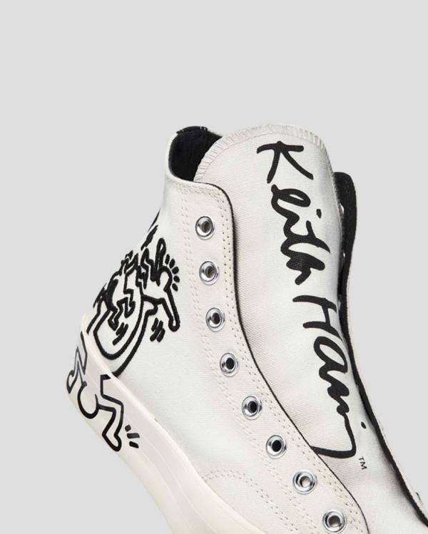 Zapatillas Altas Converse Keith Haring Chuck 70 Beige | CV-065NQI