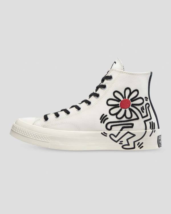 Zapatillas Altas Converse Keith Haring Chuck 70 Beige | CV-512VQX