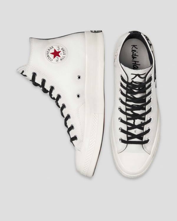 Zapatillas Altas Converse Keith Haring Chuck 70 Beige | CV-512VQX