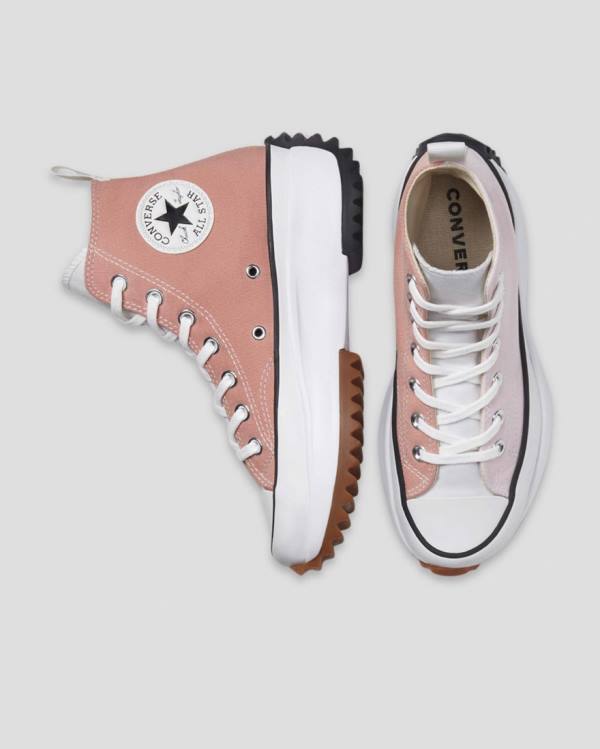 Zapatillas Altas Converse Run Star Hike Three Rosas | CV-729BDJ