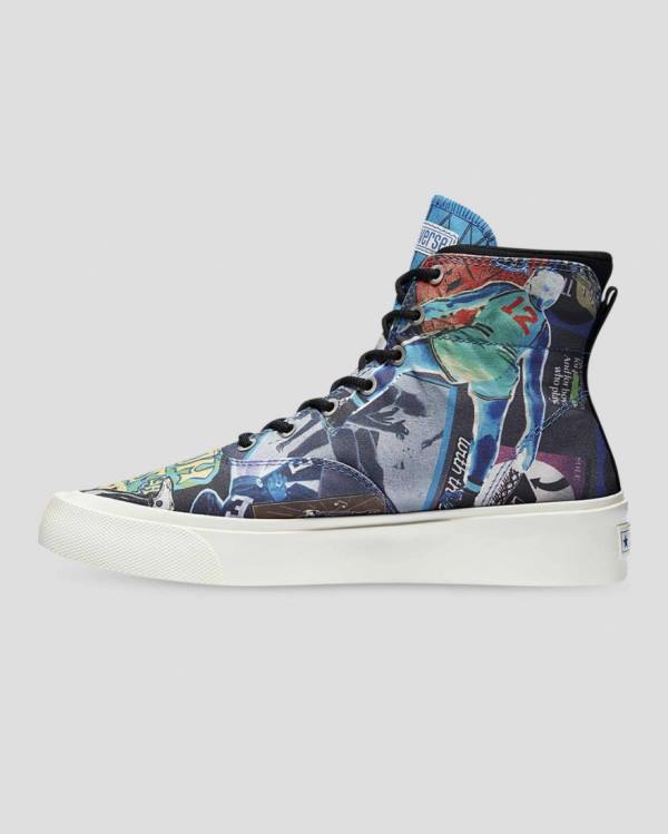 Zapatillas Altas Converse Skidgrip Beat The World Multicolor | CV-236KDW