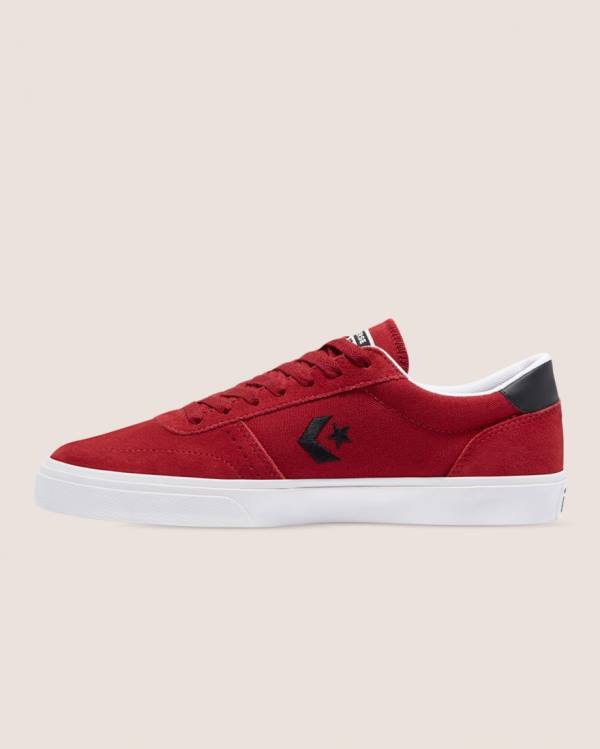 Zapatillas Bajas Converse Boulevard Gamuza Rojas | CV-741MEO