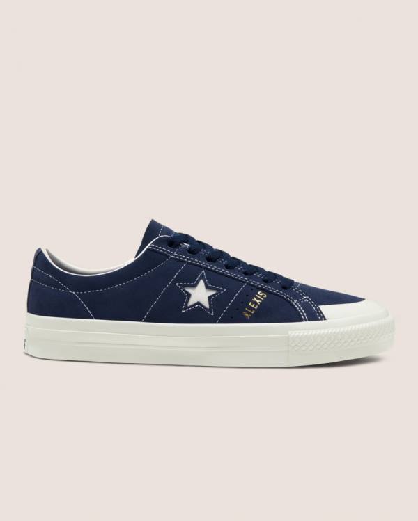 Zapatillas Bajas Converse CONS Alexis Sablone One Star Pro Gamuza Azules | CV-796RFZ