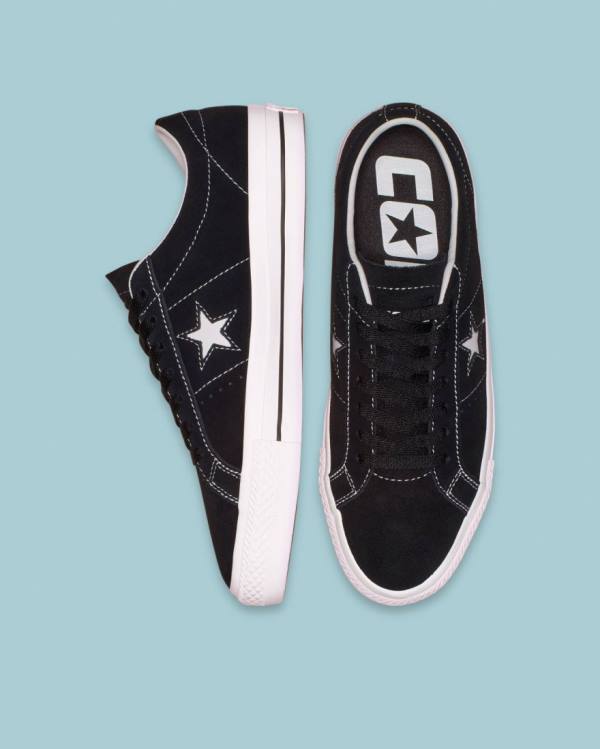 Zapatillas Bajas Converse CONS One Star Pro Gamuza Negras | CV-245HPF