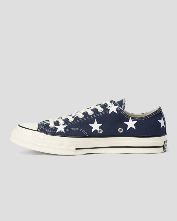 Zapatillas Bajas Converse Chuck 70 Archive Print Azules | CV-073ACT