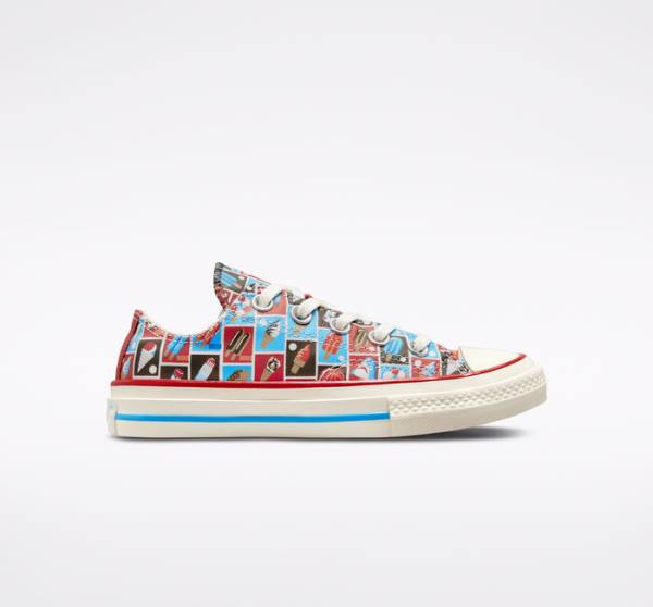 Zapatillas Bajas Converse Chuck 70 Frozen Treats Rojas Azules | CV-271HLX