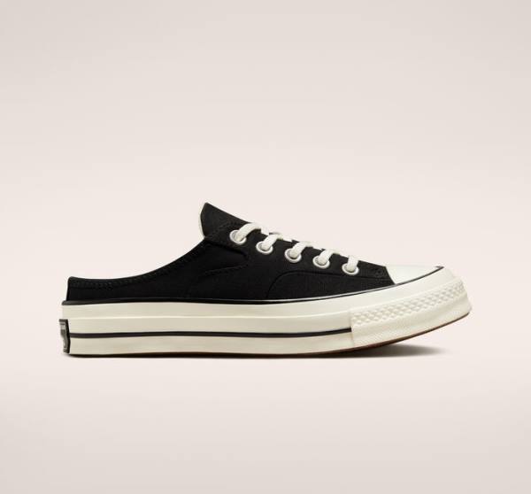 Zapatillas Bajas Converse Chuck 70 Mule Negras | CV-134WRT