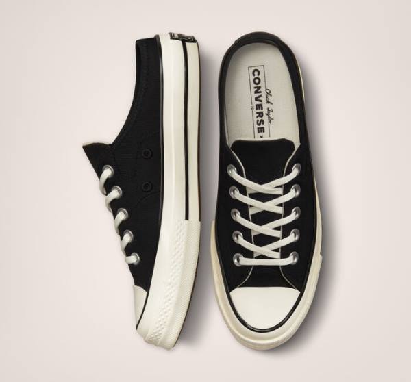 Zapatillas Bajas Converse Chuck 70 Mule Negras | CV-865IEQ