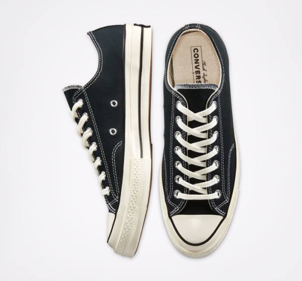 Zapatillas Bajas Converse Chuck 70 Negras | CV-957XCQ