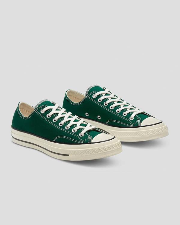 Zapatillas Bajas Converse Chuck 70 Organic Lona Verde | CV-287KVX